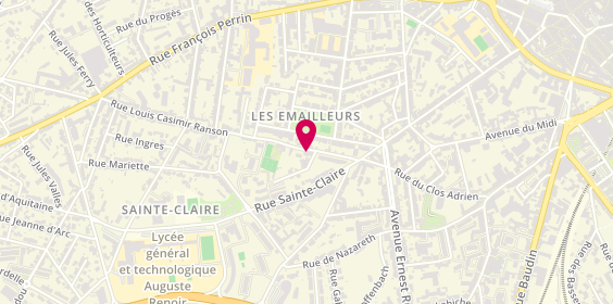 Plan de DELAGE Cendrine, 23 Rue Louis Casimir Ranson, 87000 Limoges