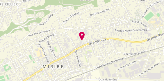 Plan de DANIEL Cendrine, 63 Place de la Republique, 01700 Miribel