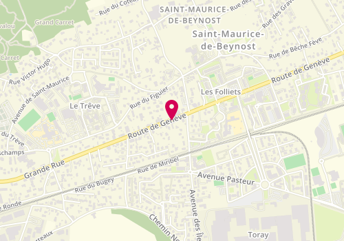 Plan de CHARRE Anaïs, 16 Route de Geneve, 01700 Saint-Maurice-de-Beynost