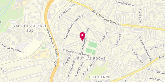 Plan de CHAUPRADE Florence, 1 Rue Ernest Lavisse, 87000 Limoges