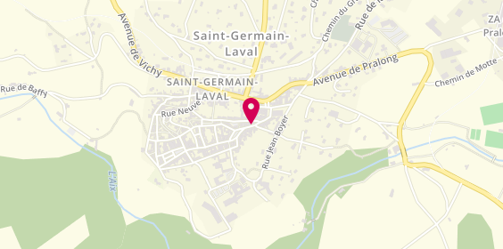 Plan de BARTHOLIN Nathalie, 27 Rue Denfert Rochereau, 42260 Saint-Germain-Laval