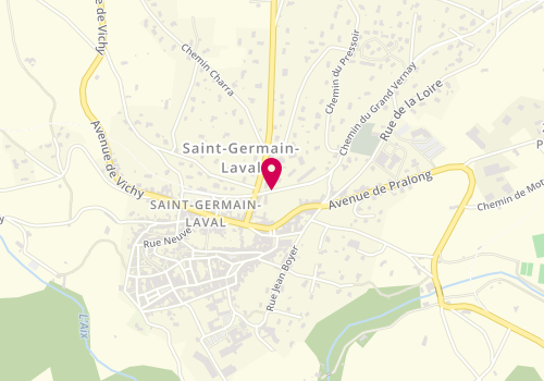 Plan de MOULIN Laure, 56 Chemin du Grand Vernay, 42260 Saint-Germain-Laval
