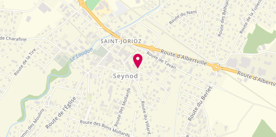 Plan de LOSSERAND Martial, 156 Route du Villard, 74410 Saint-Jorioz
