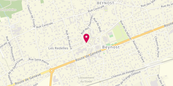 Plan de BRUNNER Fanny, 160 Rue des Écoles, 01700 Beynost