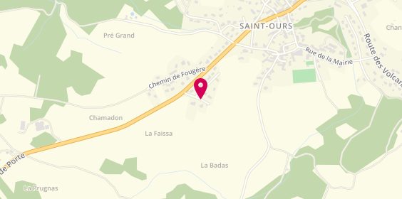 Plan de LANGLOIS Amandine, Les Chavettes, 63230 Saint-Ours