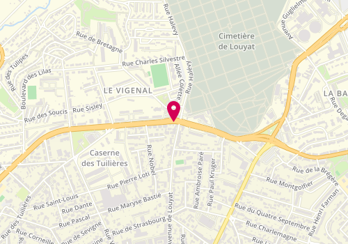 Plan de MARGNOUX Christine, 3 Boulevard du Vigenal, 87100 Limoges