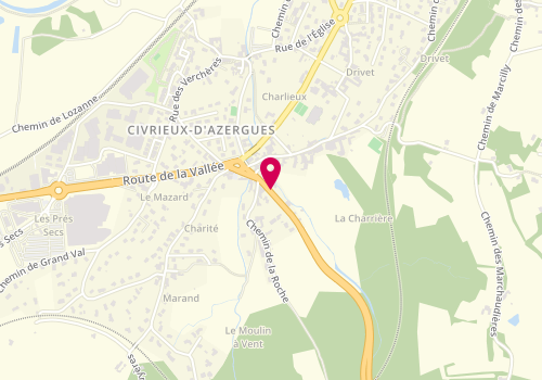 Plan de MEUNIER Lucie, 163 Route de Lyon, 69380 Civrieux-d'Azergues