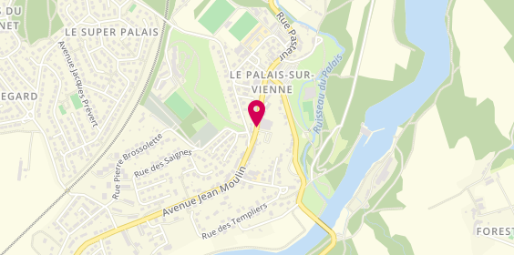 Plan de CHATRAS Maëlle, 17 Rue Jean Jaurès, 87410 Le Palais-sur-Vienne