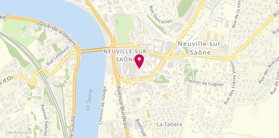 Plan de ARBINET Marylin, 1 Rue de Biron, 69250 Neuville-sur-Saône