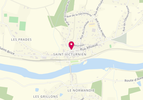 Plan de RODIER Séverine, 3 Rue Alluaud, 87420 Saint-Victurnien