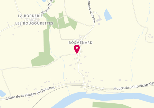 Plan de GRELAUD Stéphanie, 9 Route de Bosmenard, 87200 Saint-Brice-sur-Vienne