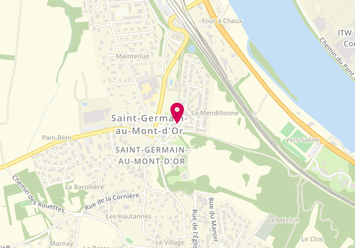 Plan de DECUREY Sabine, 12 Place du 11 Novembre, 69650 Saint-Germain-au-Mont-d'Or