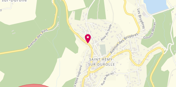 Plan de BUISSON Estelle, 4 Avenue des Pins, 63550 Saint-Rémy-sur-Durolle