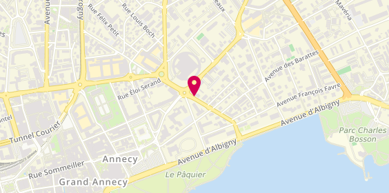 Plan de LAVOREL Sylvie, 1 Boulevard Saint Bernard de Menthon, 74000 Annecy