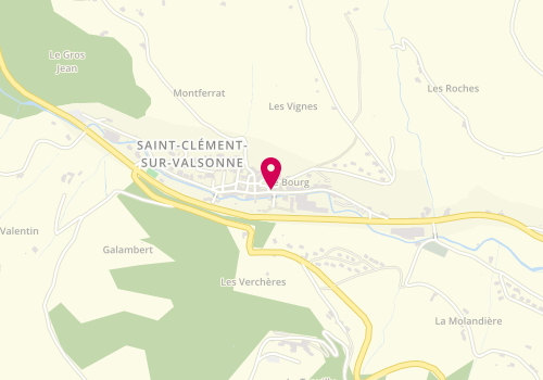 Plan de SAHA SOUFO Amos, 26 Rue des Grands Ponts, 69170 Saint-Clément-sur-Valsonne