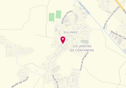 Plan de VITTET Ludivine, 1312 Route de Clermont, 74330 Sillingy