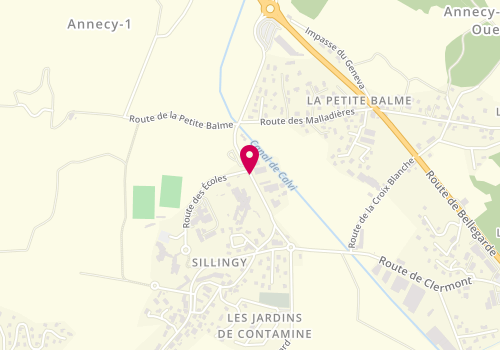 Plan de DELMAS Christalle, 230 Route du Pont Tresor, 74330 Sillingy