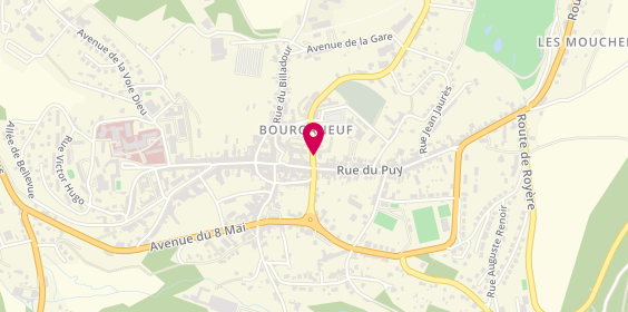 Plan de MAGADOUX Valérie, 1 Avenue du Docteur Butaud, 23400 Bourganeuf