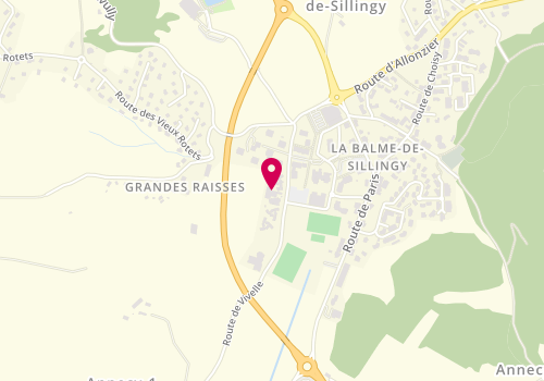 Plan de GERLIER Adeline, 20 Route de Vivelle, 74330 La Balme-de-Sillingy