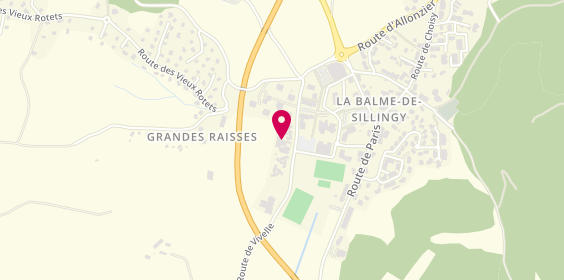 Plan de BEGUIN Isabelle, 20 Route de Vivelle, 74330 La Balme-de-Sillingy