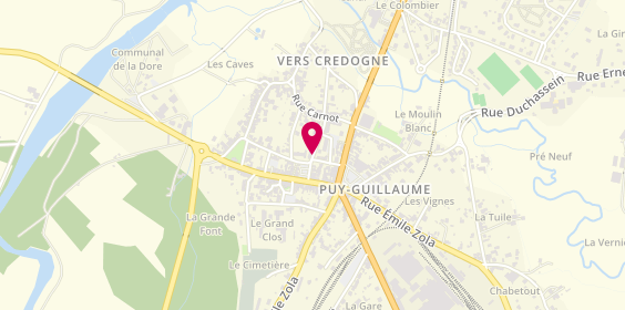 Plan de CERISIER Amélie, 3 Rue Jules Guesde, 63290 Puy-Guillaume