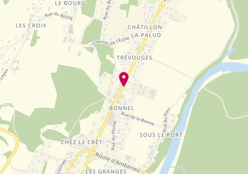 Plan de CHASSON Sophie, 569 Route de Gevrieux, 01320 Châtillon-la-Palud