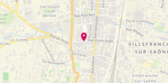 Plan de GENIN Charlyn, 195 Rue de la Republique, 69400 Villefranche-sur-Saône