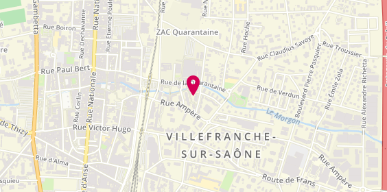 Plan de MORTAJID Halima, 149 Rue Henri Bastian, 69400 Villefranche-sur-Saône