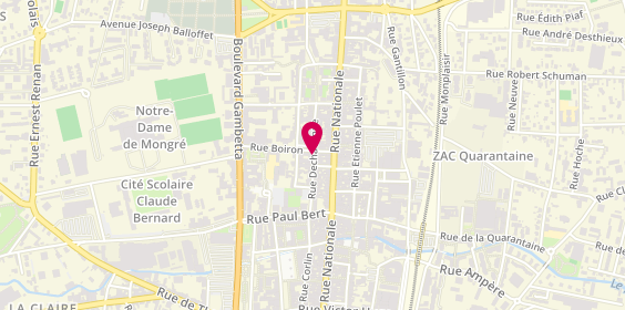 Plan de AMANG Mireille, 167 Rue Déchavanne, 69400 Villefranche-sur-Saône