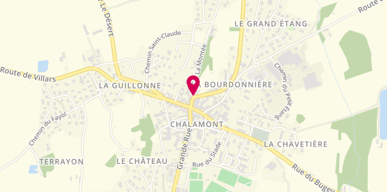 Plan de BASSET Kathleen, 1 Route de Bourg, 01320 Chalamont
