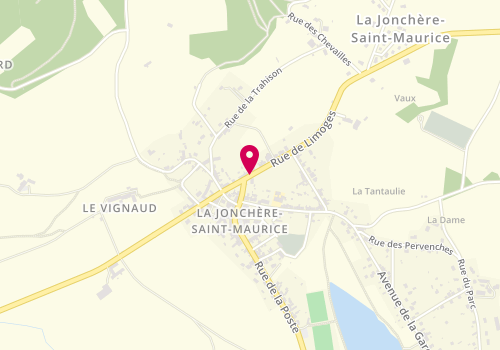Plan de NATHIE Eva, 39 Rue de Limoges, 87340 La Jonchère-Saint-Maurice