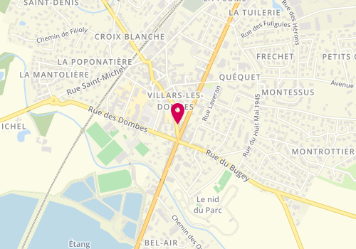 Plan de VENET Jacqueline, 54 Rue Gilbert Boullier, 01330 Villars-les-Dombes
