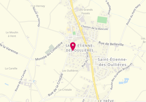 Plan de DESBAT Marie Noëlle, 31 Lotissement Beguet, 69460 Saint-Étienne-des-Oullières