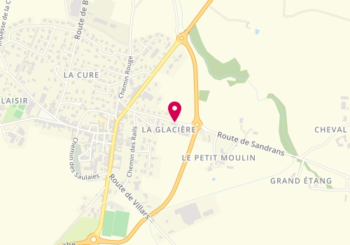Plan de DE OLIVEIRA Amélie, Route Sandrans, 01990 Saint-Trivier-sur-Moignans