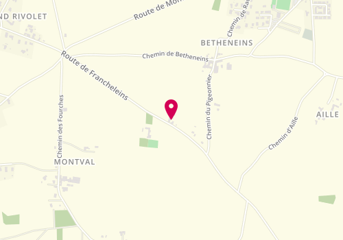 Plan de CHATRIAN Stéphanie, 1537 Route de Francheleins, 01090 Montceaux