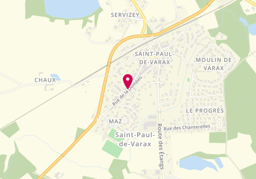 Plan de NICOLAUDIE Méhdi, Route de la Dombe, 01240 Saint-Paul-de-Varax
