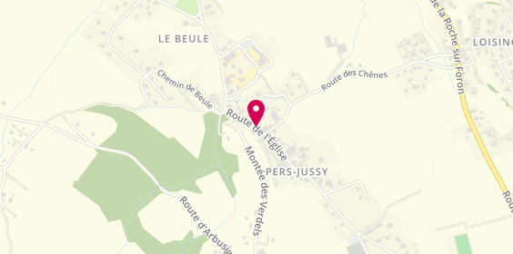 Plan de BACCARELLI Mathieu, 107 Route de l'Eglise, 74930 Pers-Jussy