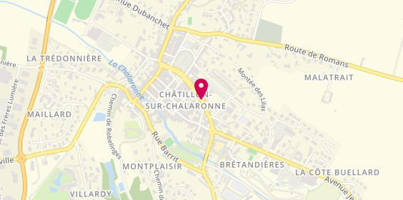 Plan de AMRI Inès, 148 Avenue Clement Desormes, 01400 Châtillon-sur-Chalaronne