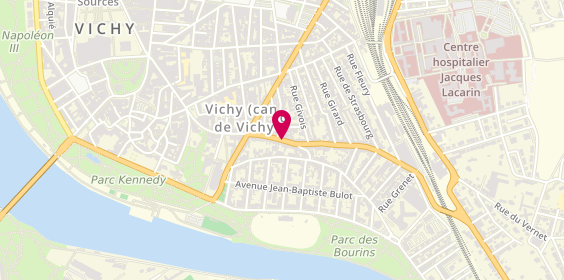 Plan de GABRIEL Fanny, 62 Rue Marechal Lyautey, 03200 Vichy