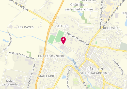 Plan de CHAMBOST Sandra, 326 Avenue Marechal Foch, 01400 Châtillon-sur-Chalaronne