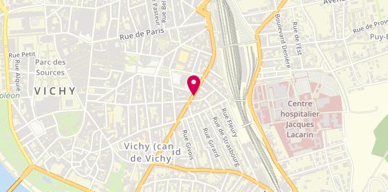 Plan de LEROY Myriam, 62 Avenue des Celestins, 03200 Vichy
