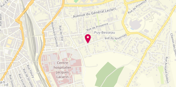Plan de DOUAL Noémie, 38 Rue du Nivernais, 03300 Cusset
