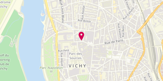 Plan de HERVIER Charlotte, 19 Rue Lucas, 03200 Vichy