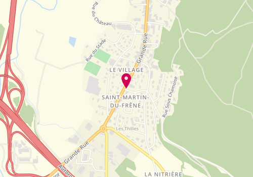Plan de GRASSET Romain, 1 Route de Chamoise, 01430 Saint-Martin-du-Frêne