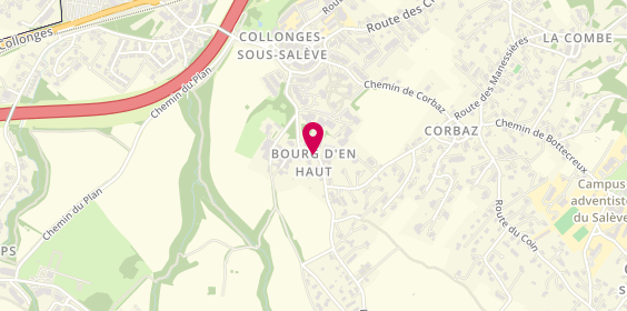 Plan de BOUZIN Sabrina, 394 Route du Fer A Cheval, 74160 Collonges-sous-Salève