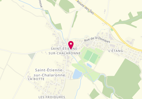 Plan de LIATOUT Adeline, 5 Rue des Dombes, 01140 Saint-Étienne-sur-Chalaronne