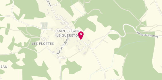 Plan de VECCHI Camille, 9 Bis Route des Carrieres, 23000 Saint-Léger-le-Guérétois
