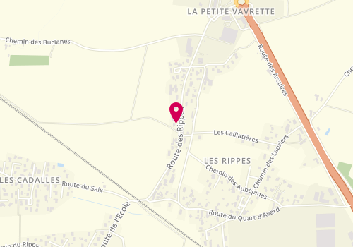 Plan de MANUEL Laurence, Route des Rippes, 01240 Certines