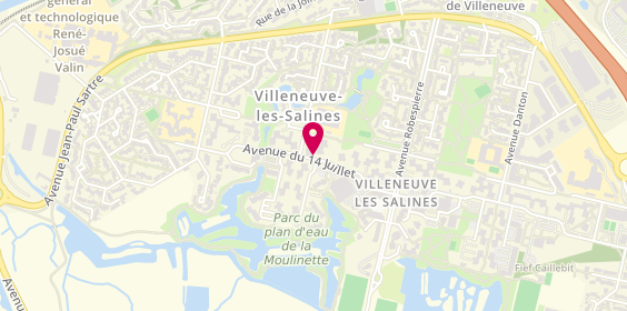 Plan de BOEUF Fabienne, 2 Avenue du 14 Juillet, 17000 La Rochelle