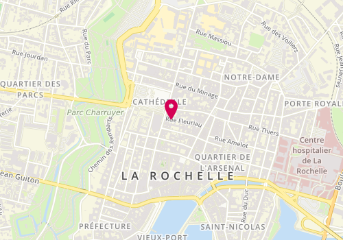 Plan de DARNERE Pascale, 23 Rue Fleuriau, 17000 La Rochelle